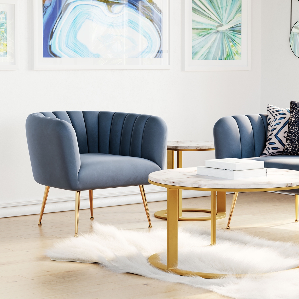 Jasan Gray Accent Chair - Thumbnail - Image 2