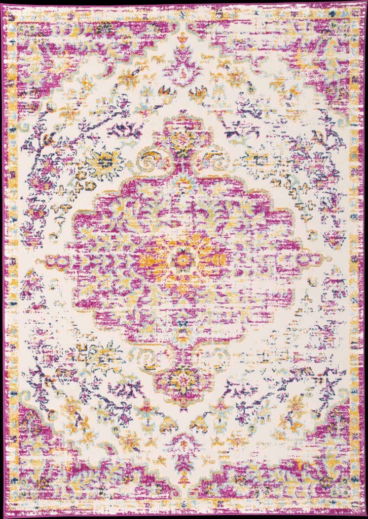 Jasbir Pink 5' x 7' Rug - Thumbnail - Image 1