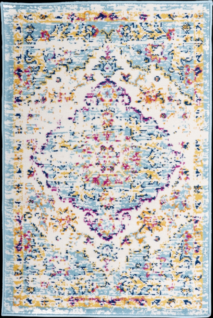Jasbir Turquoise 2' x 3' Rug - Thumbnail - Image 1