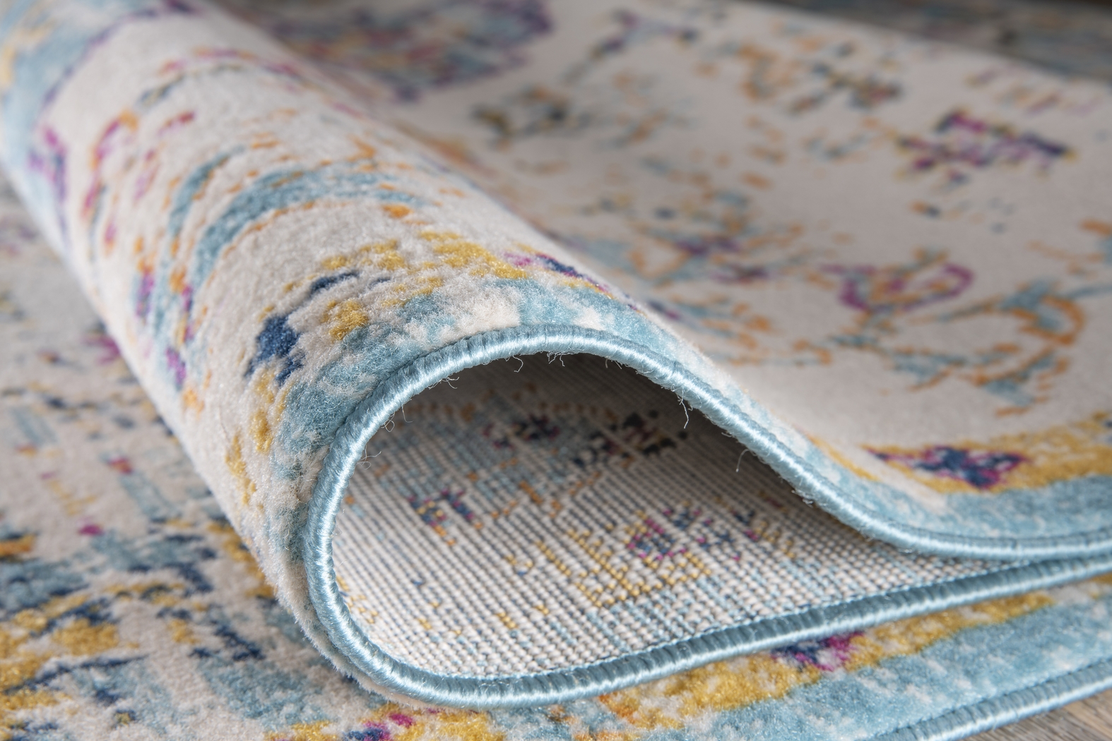 Jasbir Turquoise 3' x 5'  Rug - Thumbnail - Image 3