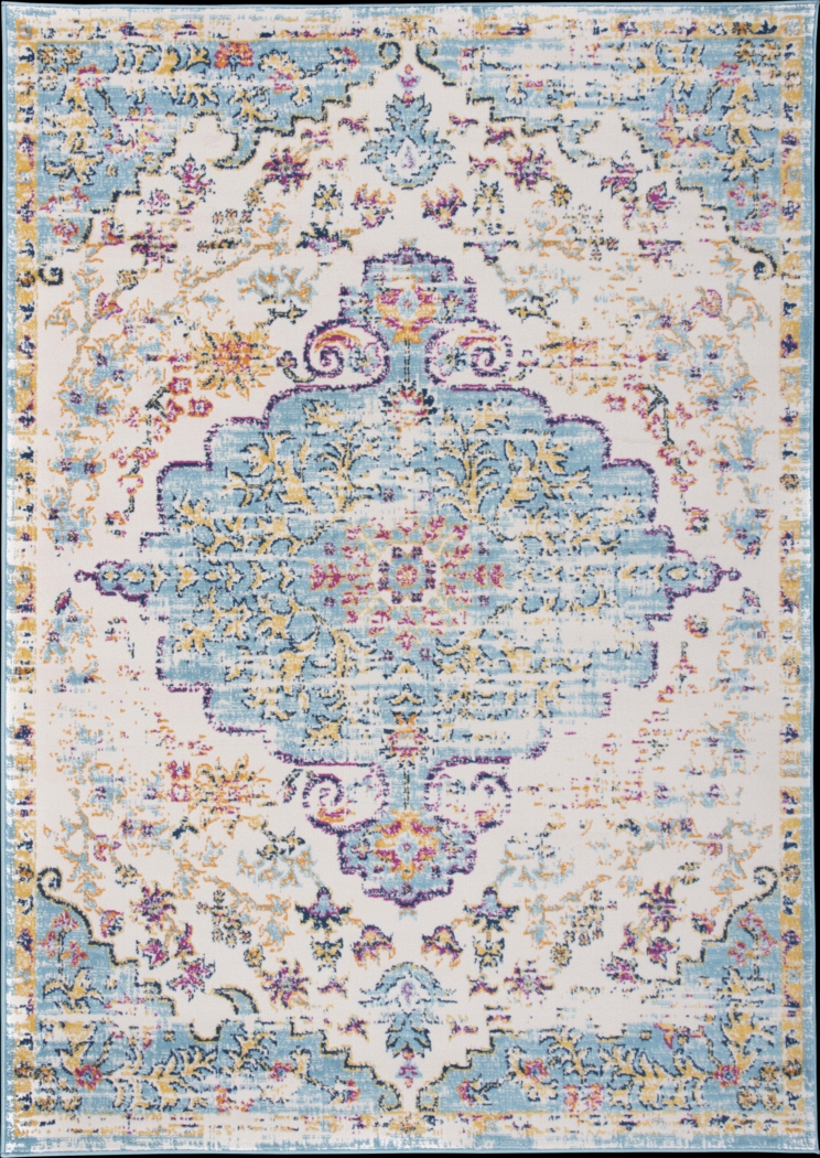 Jasbir Turquoise 3' x 5'  Rug - Thumbnail - Image 1