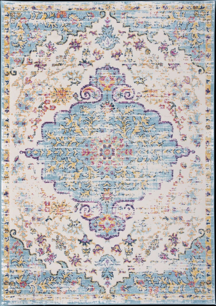 Jasbir Turquoise 8' x 10' Rug - Thumbnail - Image 1