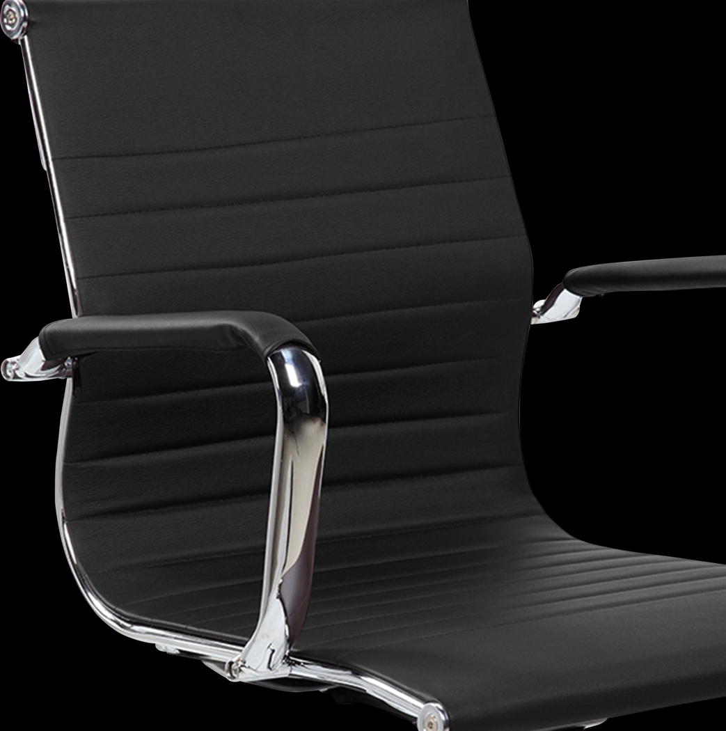 Jasih Black Office Chair - Thumbnail - Image 8