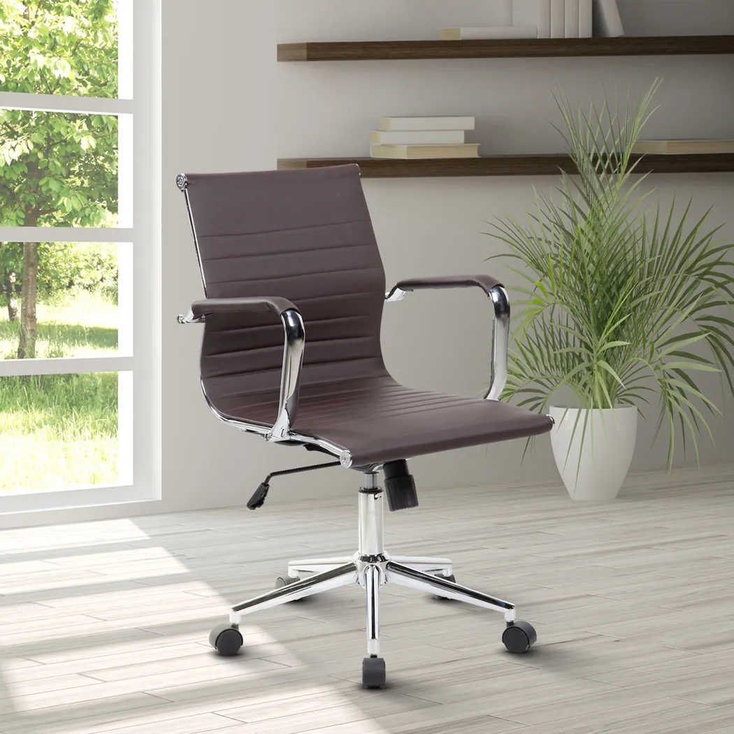Jasih Brown Office Chair - Thumbnail - Image 2