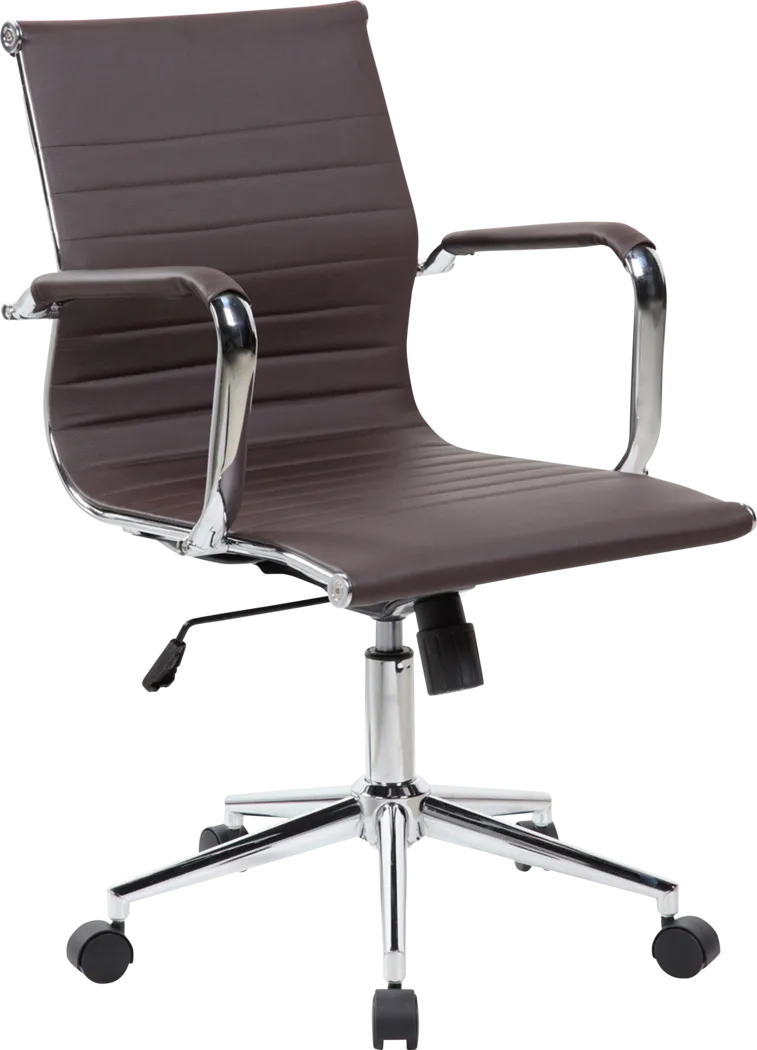 Jasih Brown Office Chair - Thumbnail - Image 3