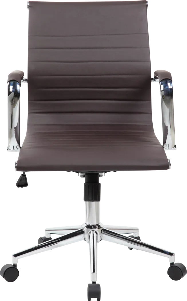 Jasih Brown Office Chair - Thumbnail - Image 1