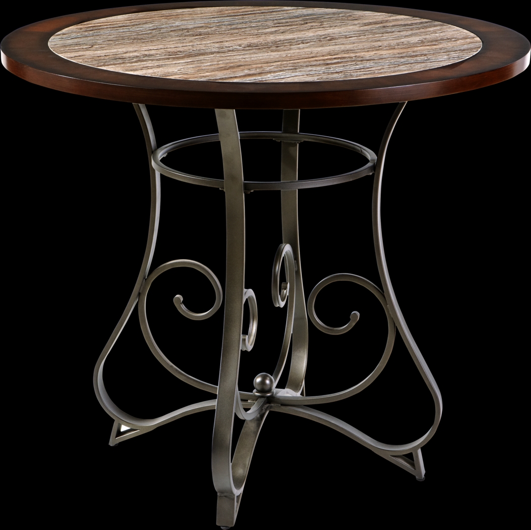Jasmine Terrace Metal Round Counter Height Table - Thumbnail - Image 1