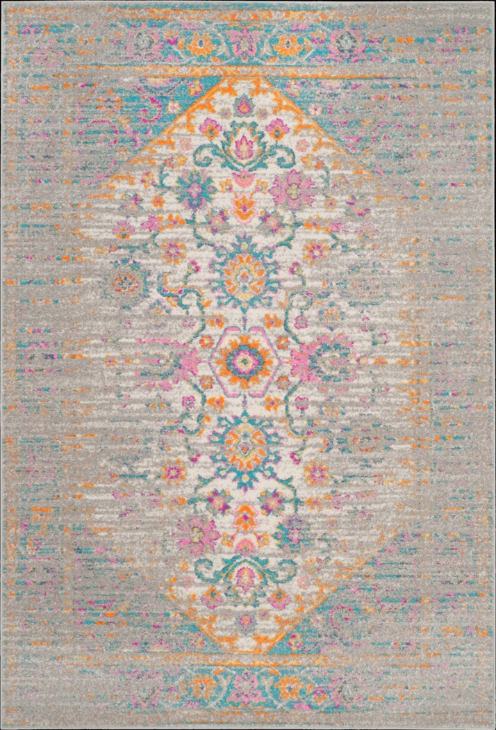 Jasper Heights Blue 8' x 10' Rug - Thumbnail - Image 1
