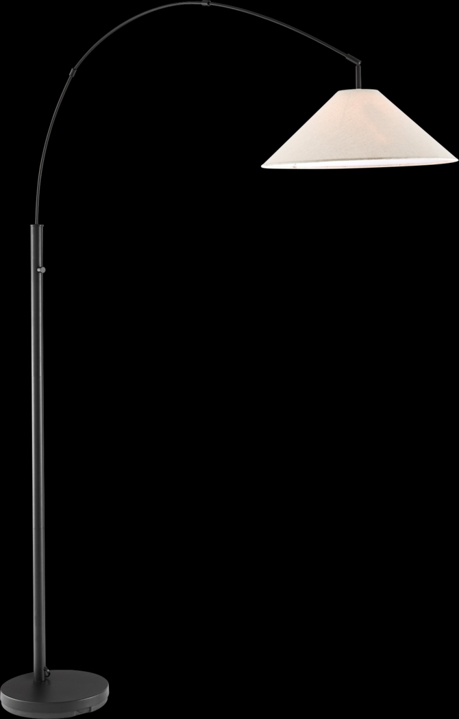 Jasper Island Black Arc Floor Lamp - Thumbnail - Image 1