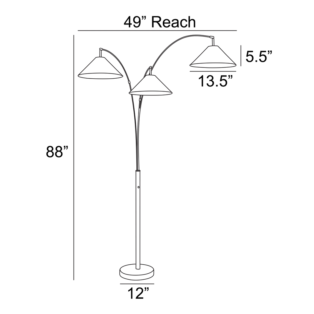 Jasper Island Black Tree Floor Lamp - Thumbnail - Image 4