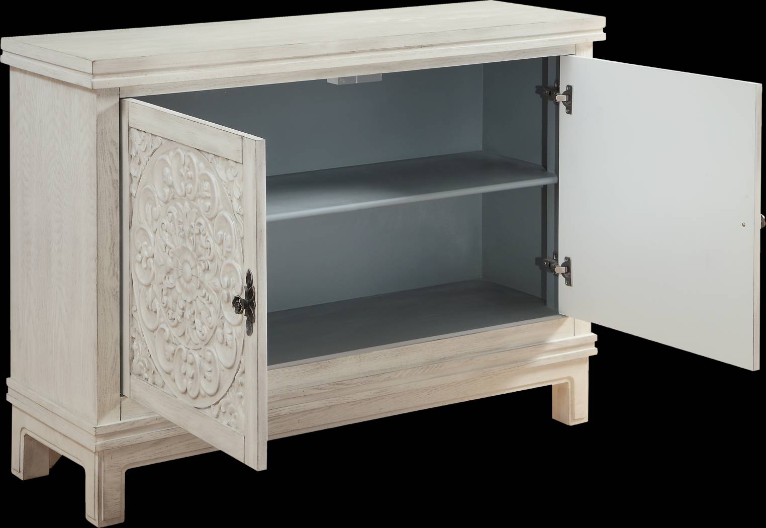 Jasperson White Accent Cabinet - Thumbnail - Image 3