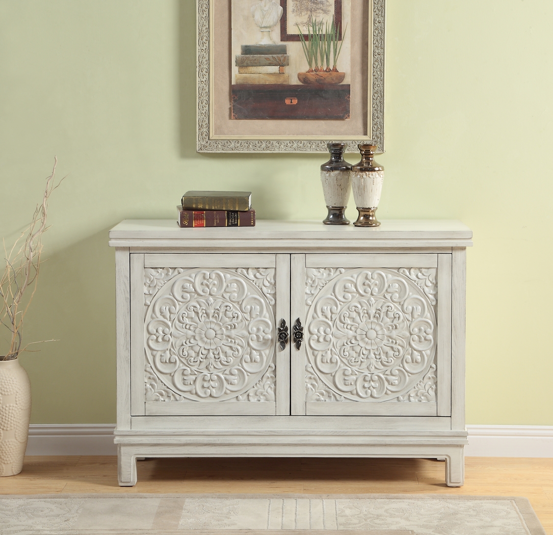 Jasperson White Accent Cabinet - Thumbnail - Image 5