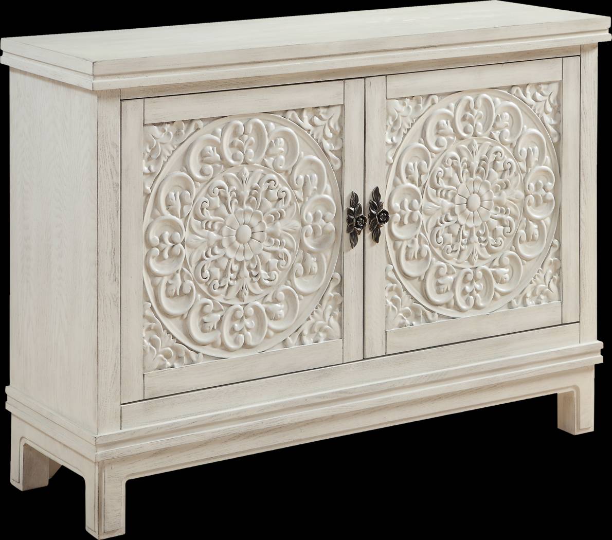 Jasperson White Accent Cabinet - Thumbnail - Image 1