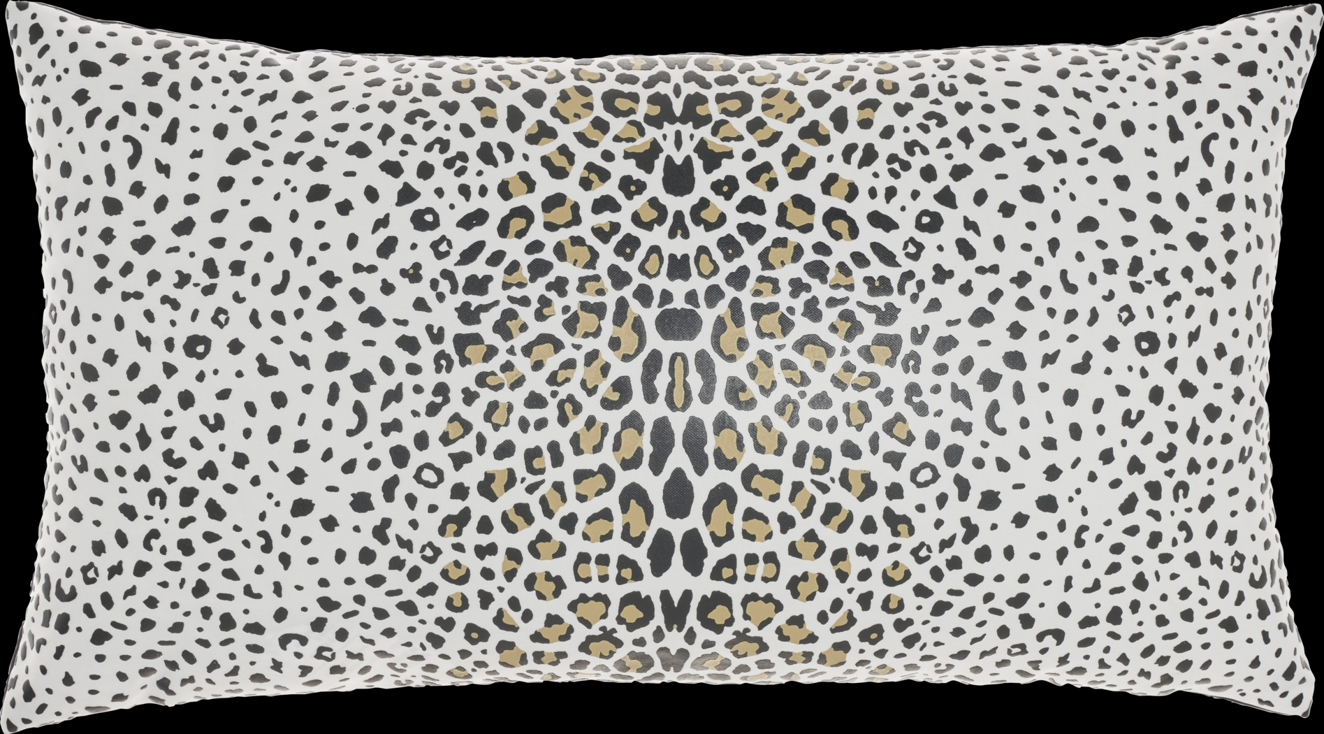 Jassin White Indoor/Outdoor Lumbar Pillow - Thumbnail - Image 1