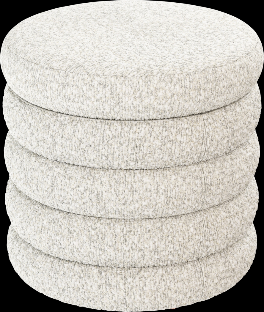 Jattab White Storage Ottoman - Thumbnail - Image 1