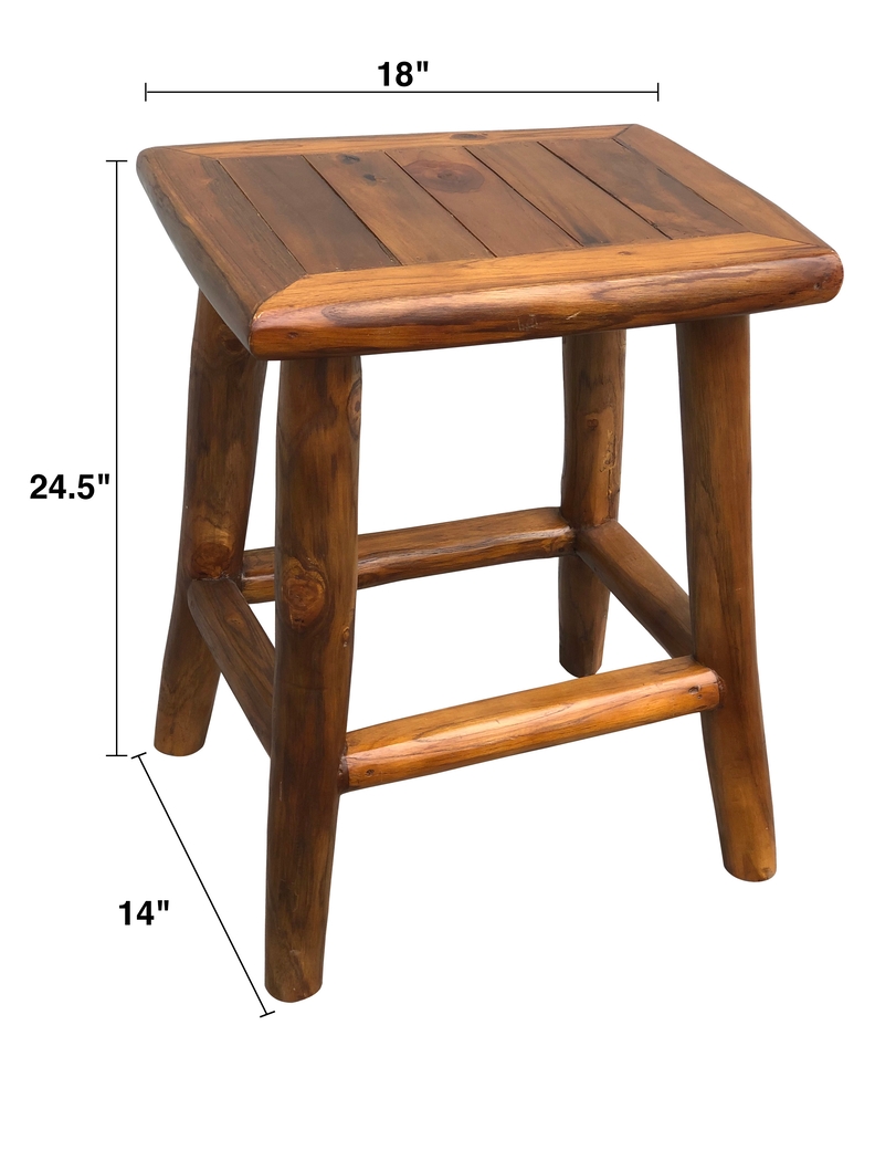 Javotte Natural Counter Height Stool - Thumbnail - Image 3