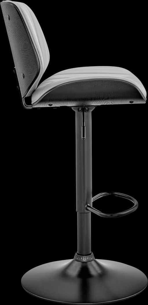 Jawla Gray Adjustable Barstool - Thumbnail - Image 4