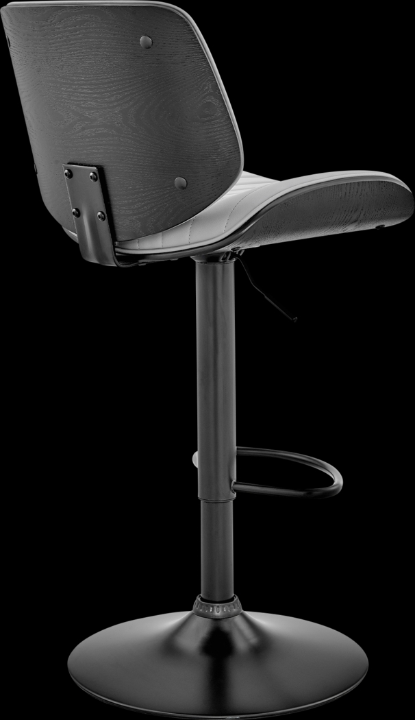 Jawla Gray Adjustable Barstool - Thumbnail - Image 5