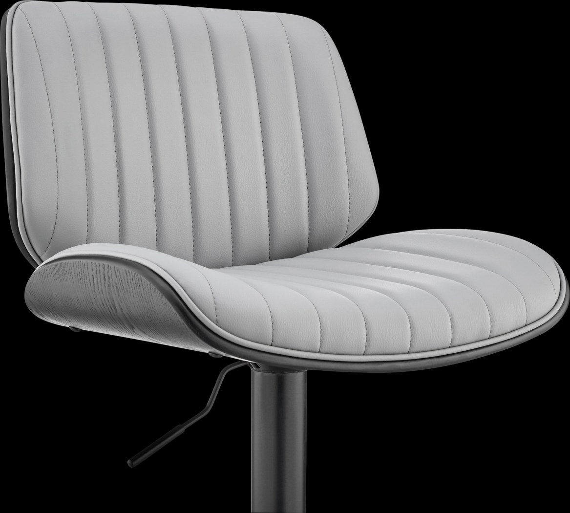 Jawla Gray Adjustable Barstool - Thumbnail - Image 7