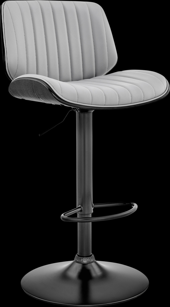 Jawla Gray Adjustable Barstool - Thumbnail - Image 1