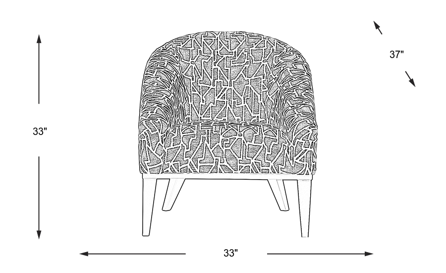 Dimension Image. Please refer to the Dimension Tab on this page for dimension details.
