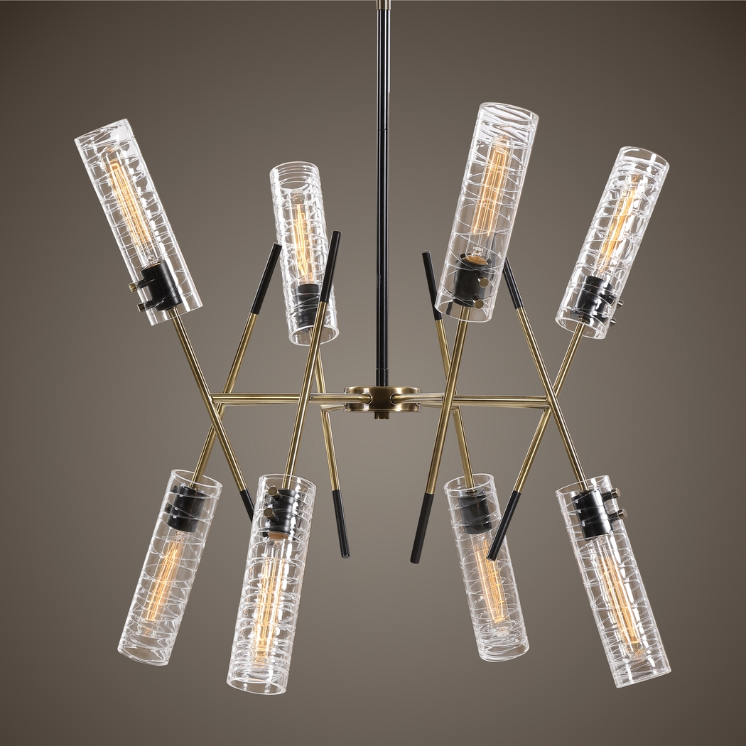 Jaxon Oaks Brass Chandelier - Thumbnail - Image 2