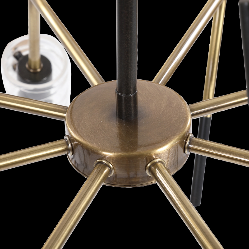 Jaxon Oaks Brass Chandelier - Thumbnail - Image 3