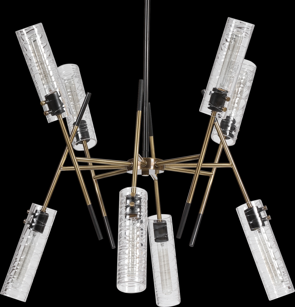 Jaxon Oaks Brass Chandelier - Thumbnail - Image 1