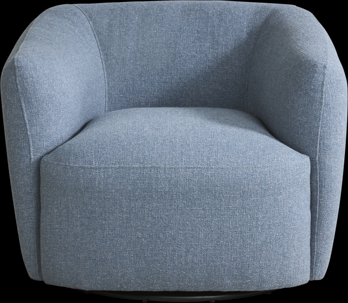 Jaxson Blue Swivel Chair - Thumbnail - Image 2