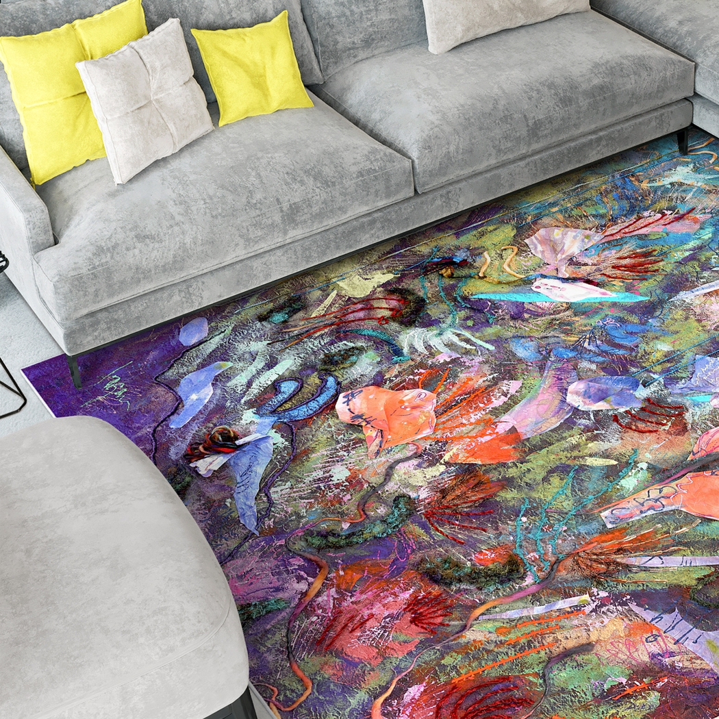 Jay Place Multi 7'7 x 10'5 Rug - Thumbnail - Image 3