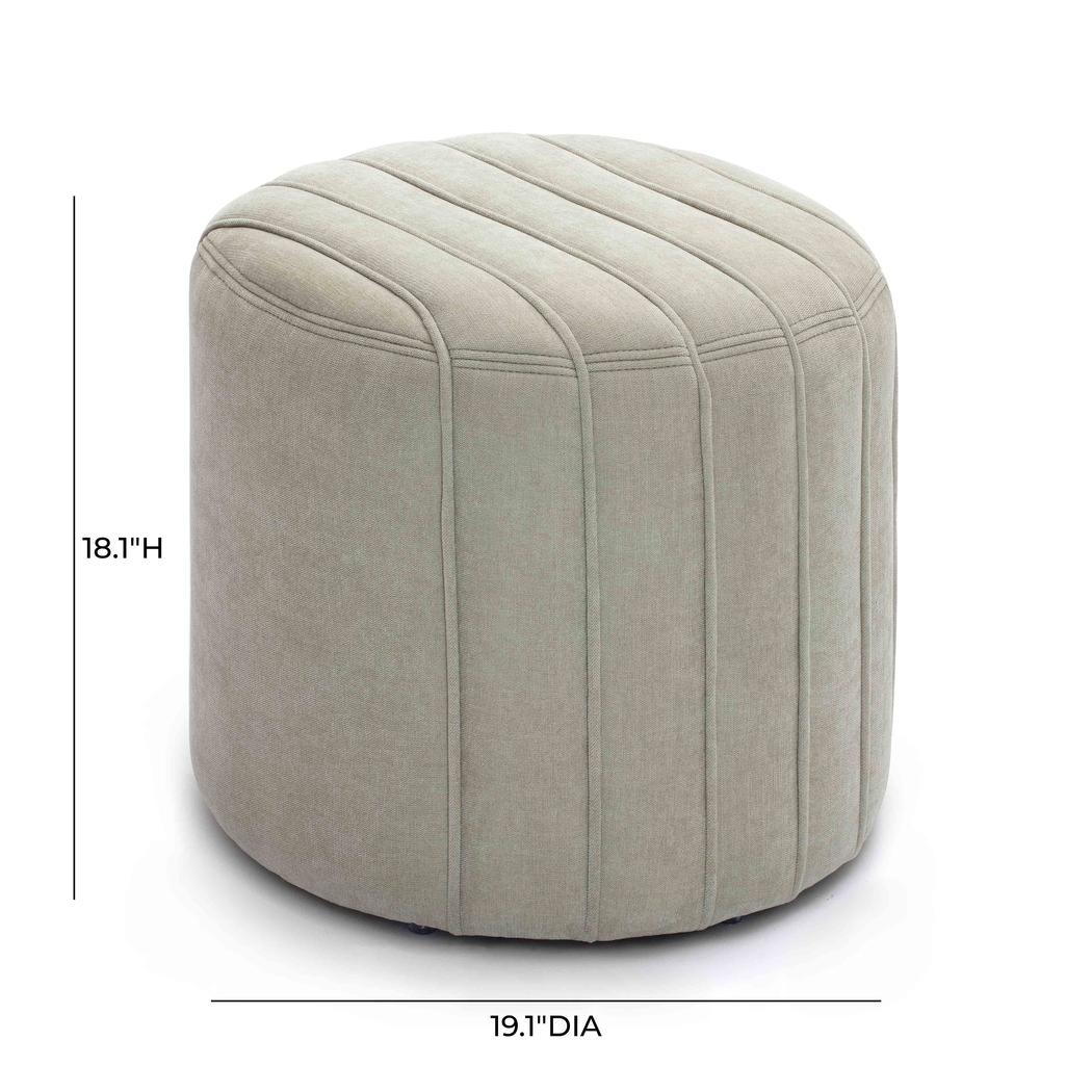Jaycin Mint Green Ottoman - Thumbnail - Image 4