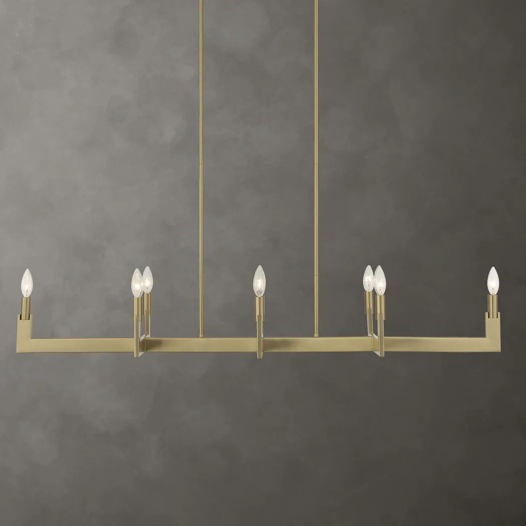 Jayedn Brass Chandelier - Thumbnail - Image 5