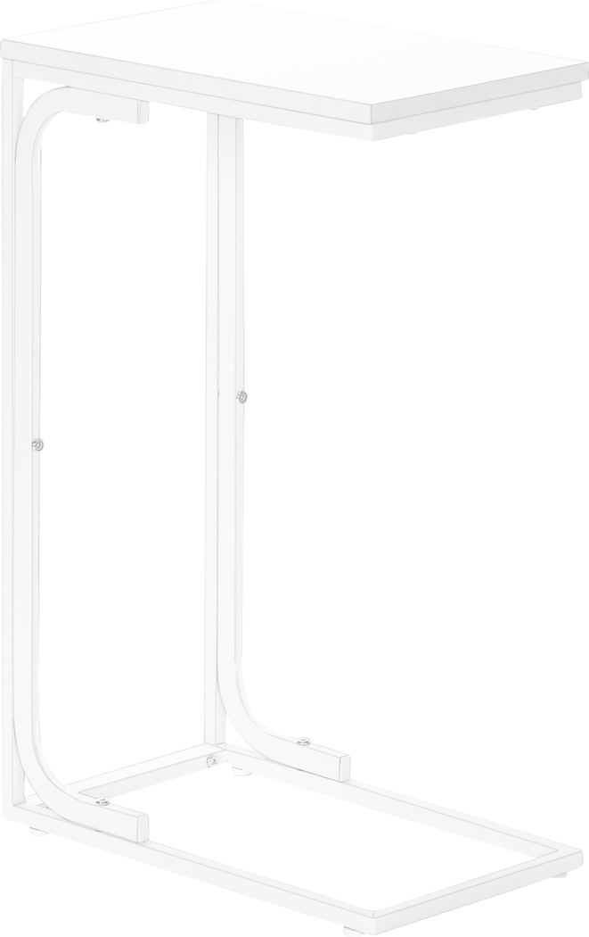 Jayfred White End Table - Thumbnail - Image 1