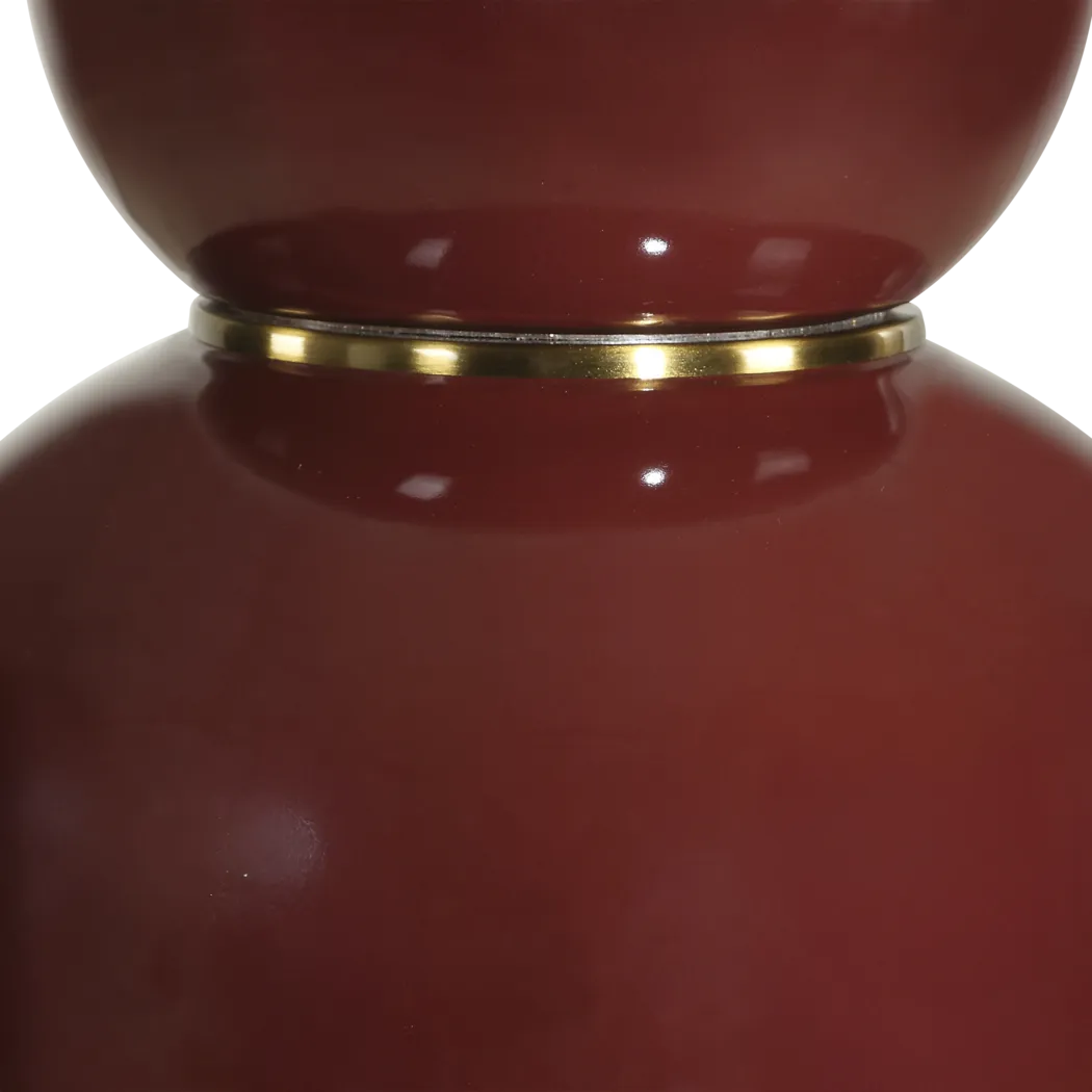 Jayla Cove Burgundy Lamp - Thumbnail - Image 5
