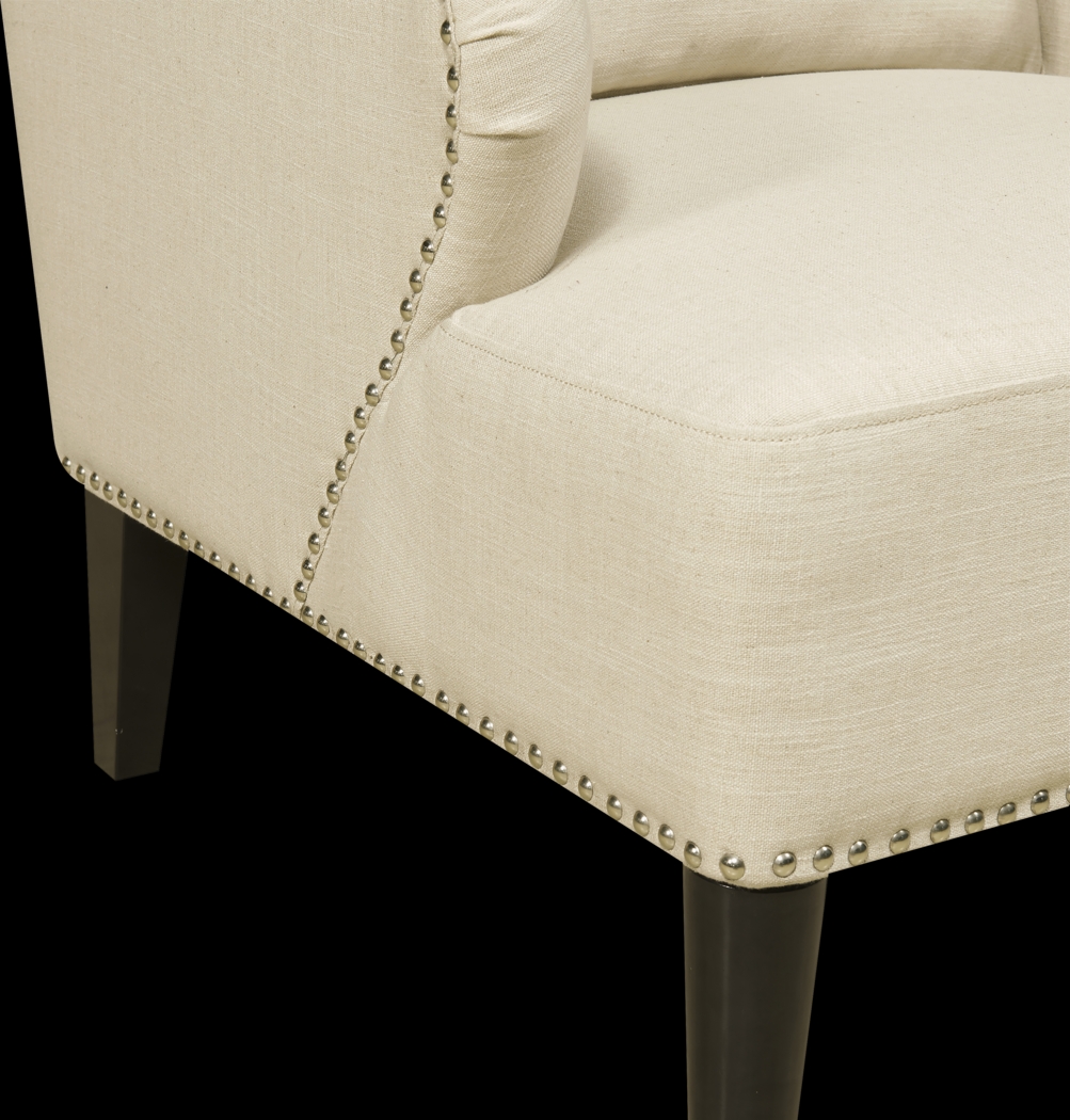 Jayne Beige Accent Chair - Thumbnail - Image 2