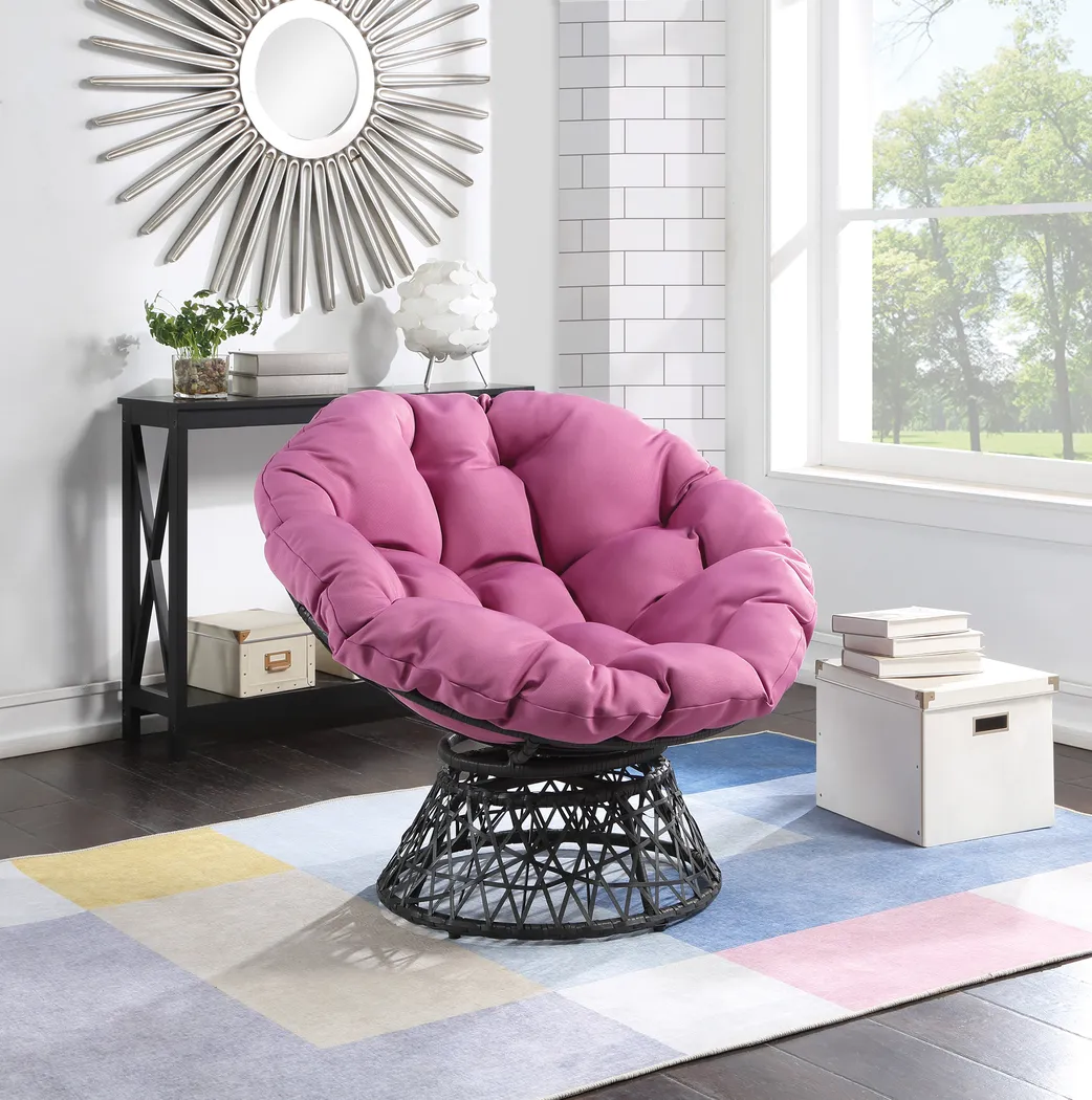 Jazel Purple Accent Chair - Thumbnail - Image 2