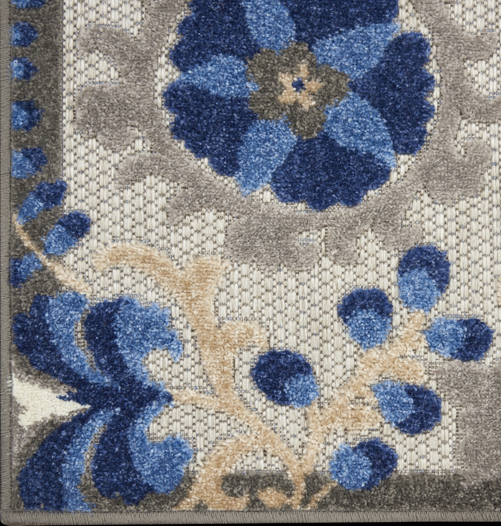 Jaziel Blue 5' x 8' Indoor/Outdoor Rug - Thumbnail - Image 5