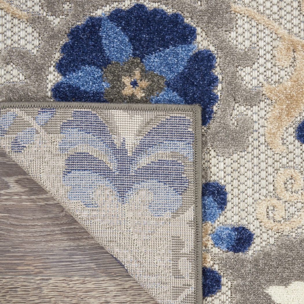 Jaziel Blue 8' x 11' Indoor/Outdoor Rug - Thumbnail - Image 4