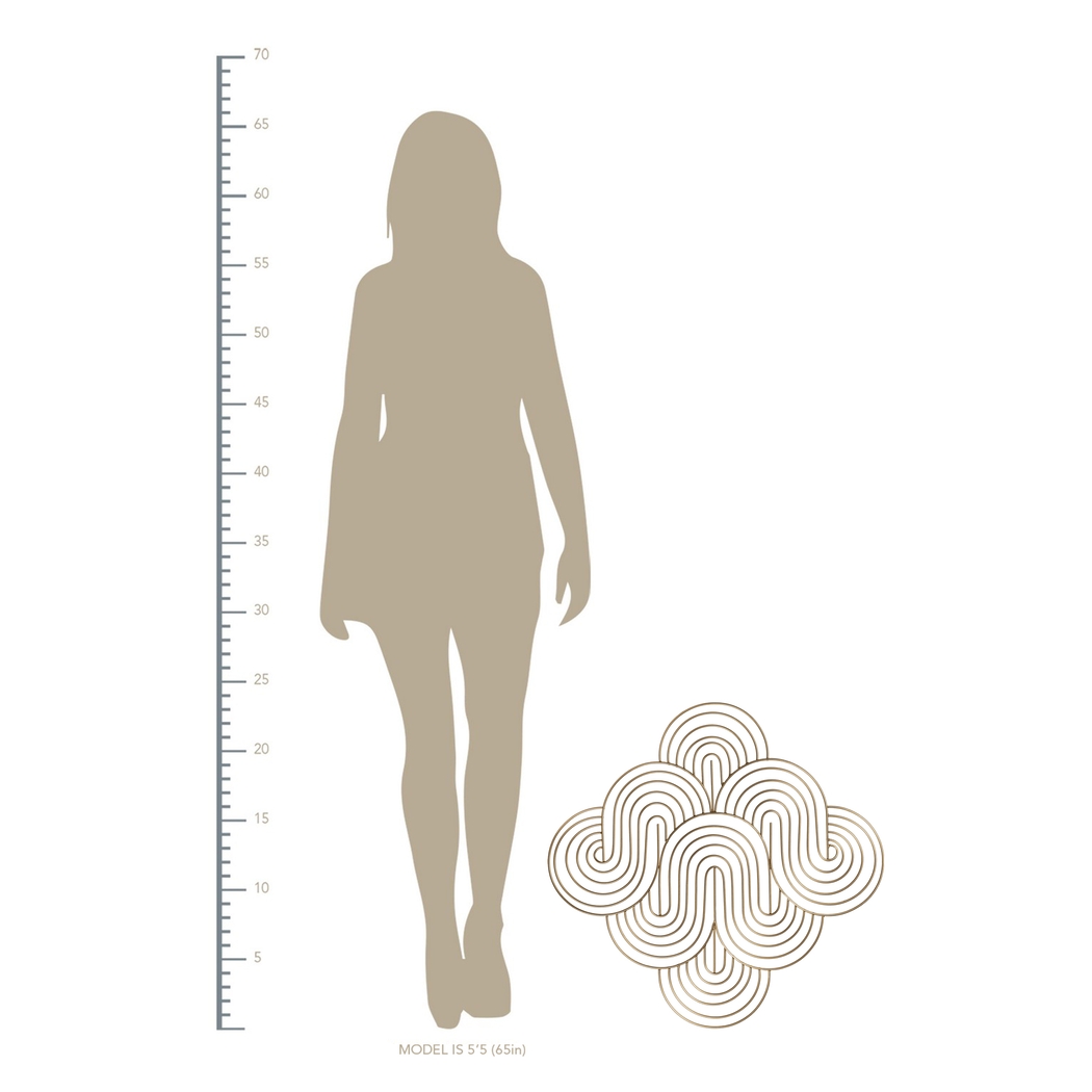 Jazmie Gold Wall Decor - Thumbnail - Image 4