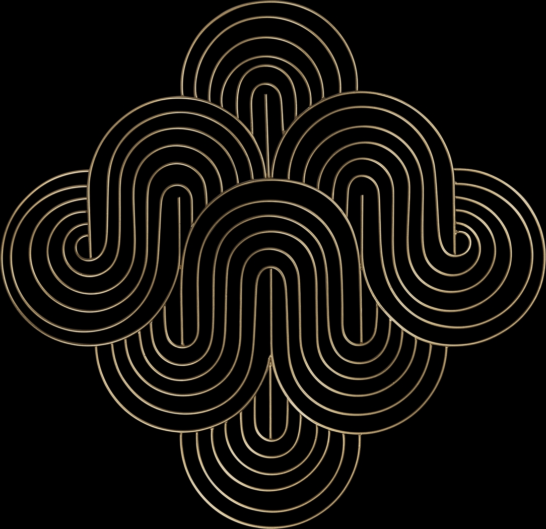 Jazmie Gold Wall Decor - Thumbnail - Image 1