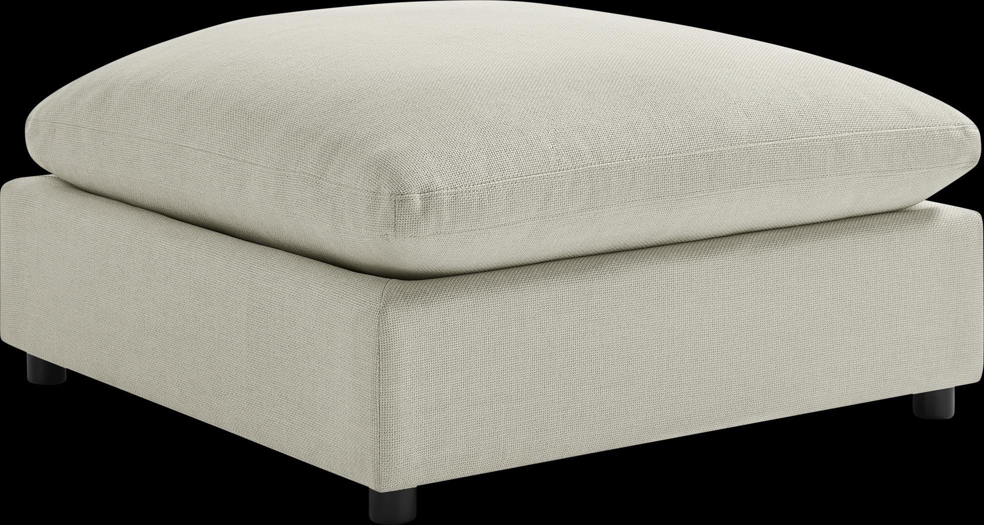 Jazzra I Beige Ottoman - Thumbnail - Image 1
