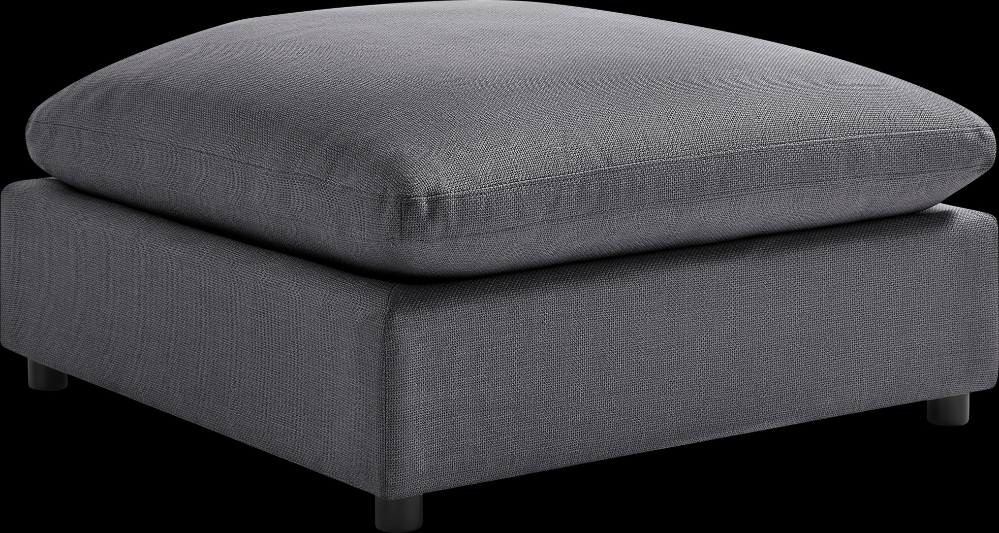 Jazzra I Dark Gray Ottoman - Thumbnail - Image 1