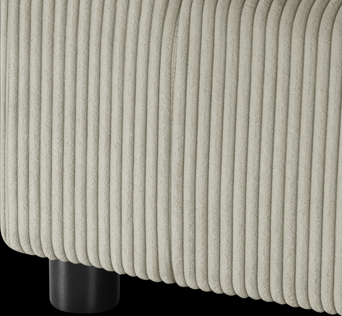 Jazzra II Beige Ottoman - Thumbnail - Image 4