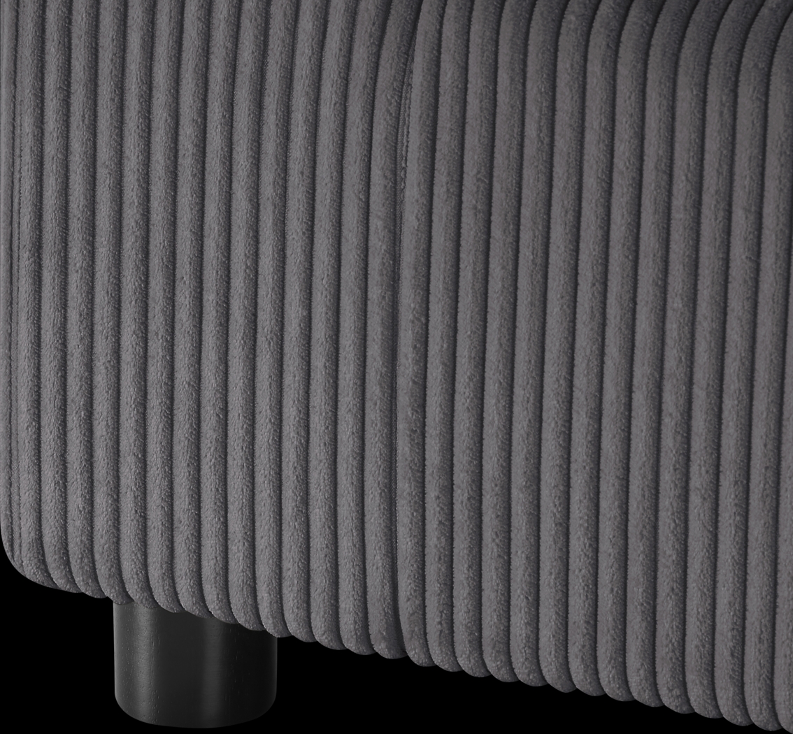 Jazzra II Dark Gray Ottoman - Thumbnail - Image 4