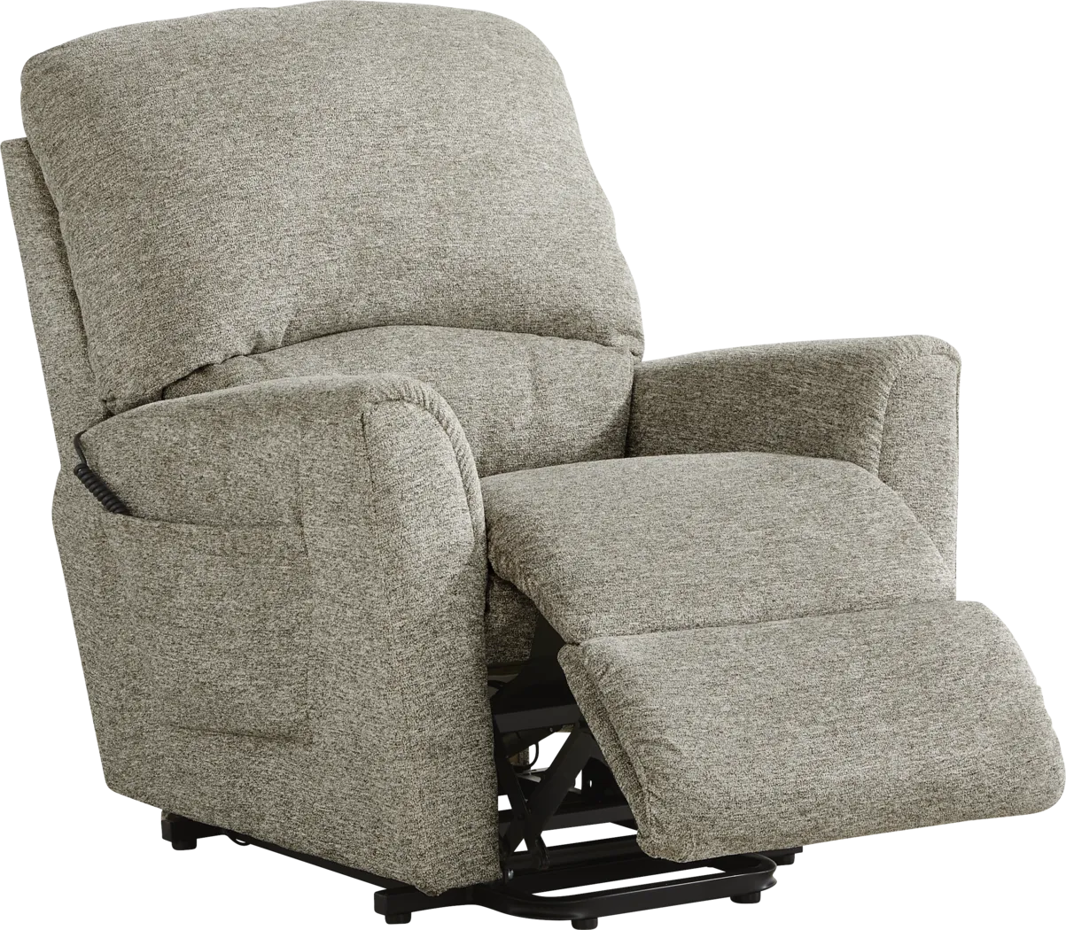 La-Z-Boy Jean Gray Dual Power Lift Recliner - Thumbnail - Image 1