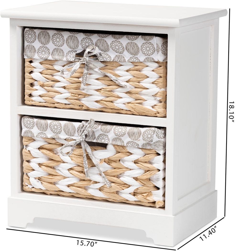 Jeandora White Storage Cabinet - Thumbnail - Image 9