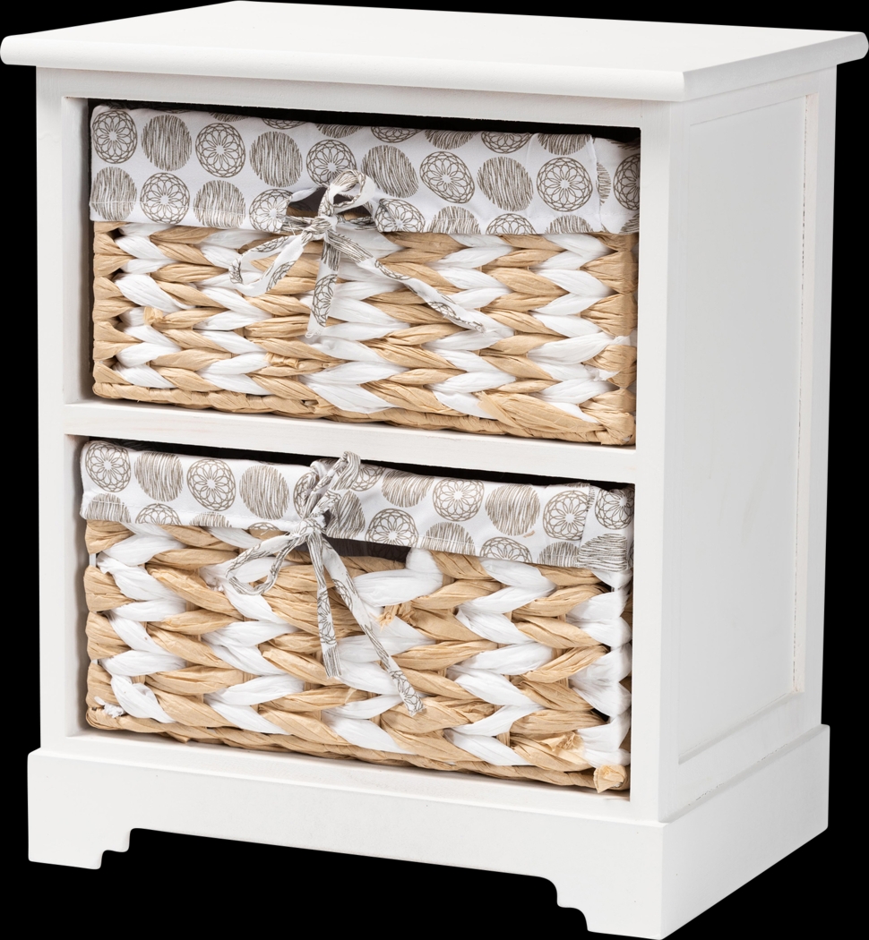 Jeandora White Storage Cabinet - Thumbnail - Image 1