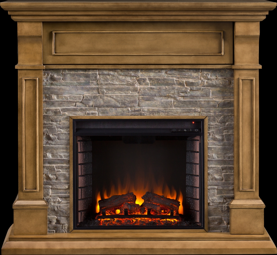 Jedwood Gray 48 in. Console with Electric Fireplace - Thumbnail - Image 1