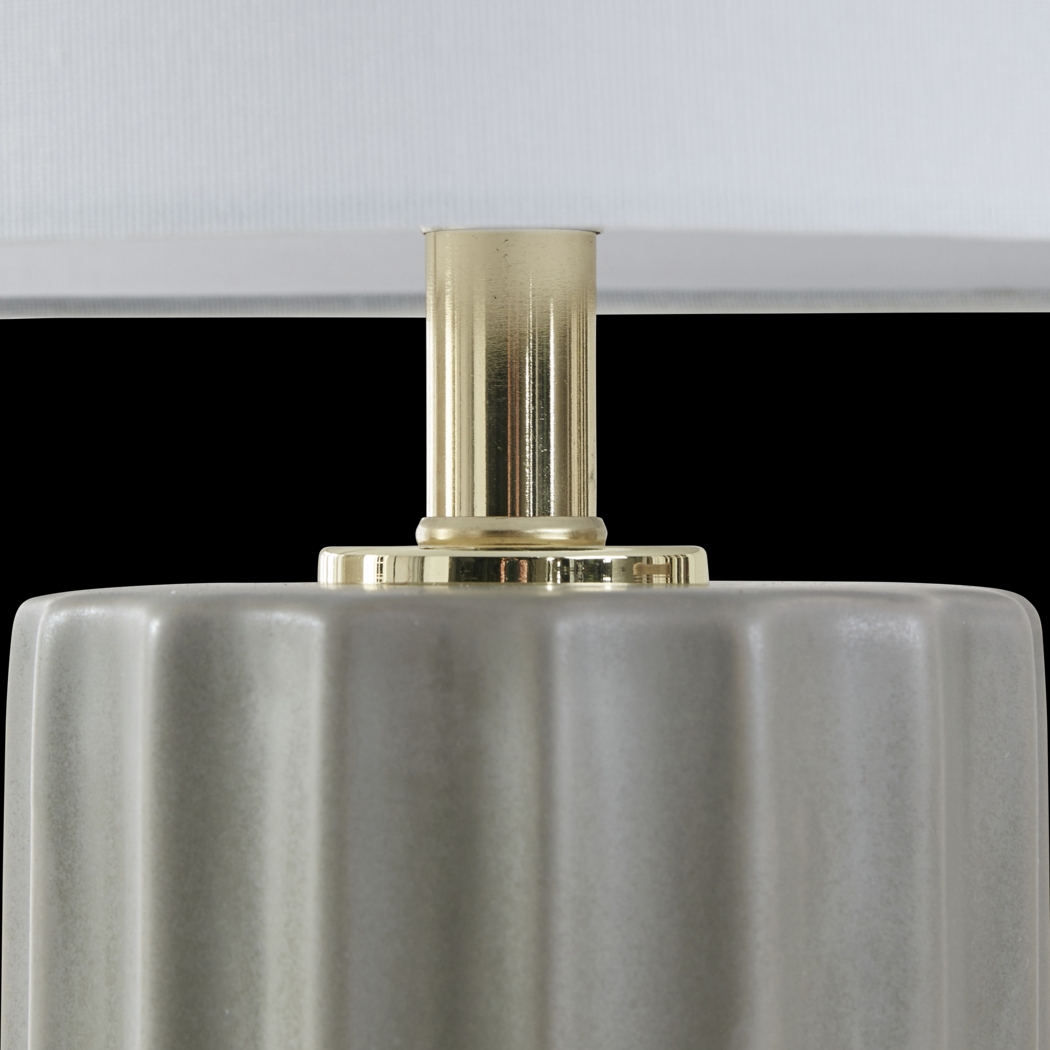 Jeen Circle Gray Lamp - Thumbnail - Image 4