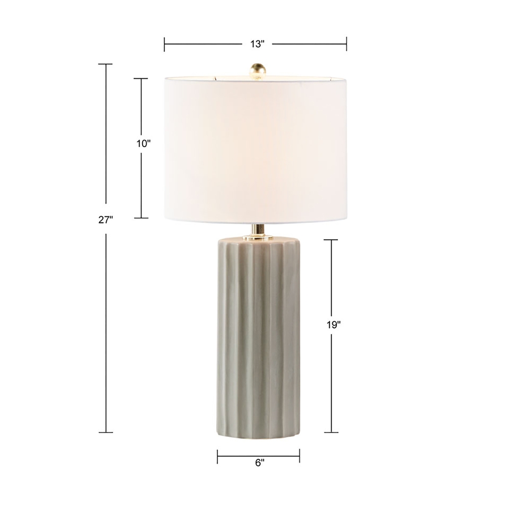 Jeen Circle Gray Lamp - Thumbnail - Image 8
